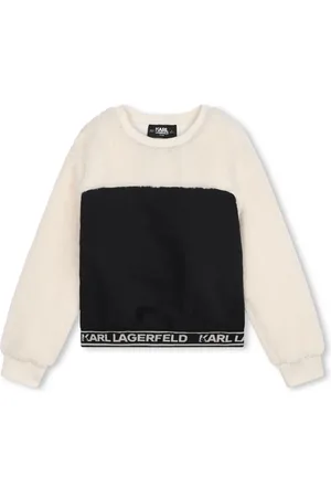 Karl Lagerfeld Sweater van imitatiebont