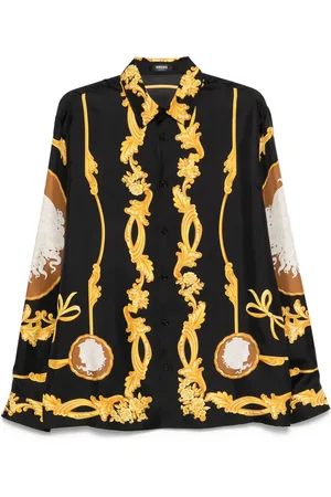 VERSACE Cameo zijden overhemd