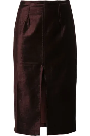 FORTE FORTE Fluwelen midi