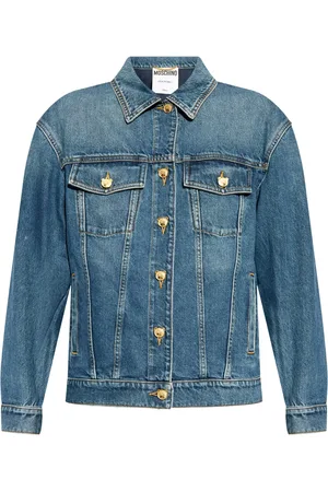 Moschino Denim jack met beerprint