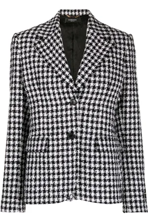 VERSACE Blazer met enkele rij knopen