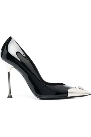 Philipp Plein Decollete pumps met kristallen doodskop