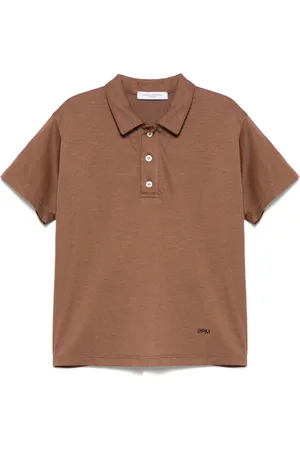 Paolo Pecora Poloshirt met geborduurd logo