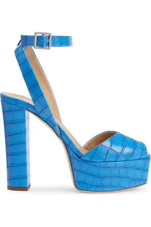 Giuseppe Zanotti Betty sandalen met krokodillenprint