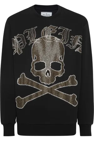 Philipp Plein Sweater verfraaid met stras