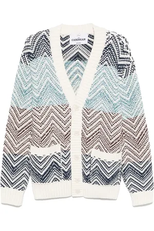 Missoni Gehaakt vest met zigzag