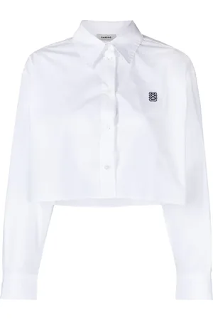 Sandro Blouse met geborduurd monogram