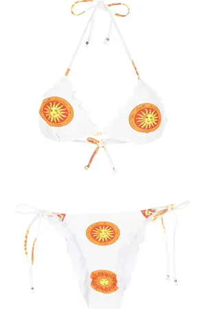 AMIR SLAMA Bikini met print
