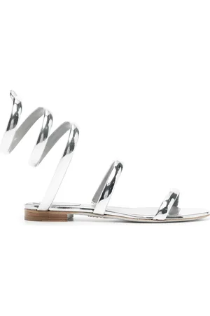 RENE CAOVILLA Juniper sandalen met metallic afwerking