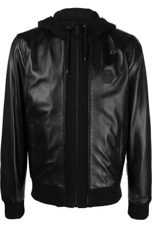 Philipp Plein Leren jack