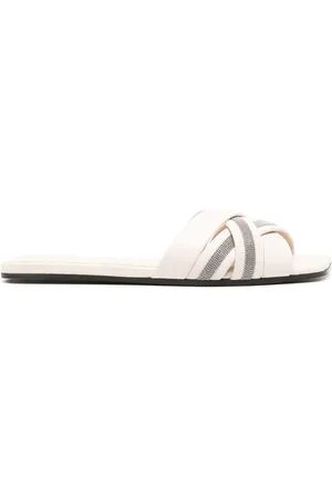 Brunello Cucinelli Monili sandalen met kettingdetail