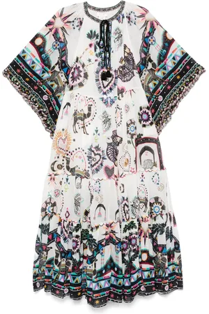 Camilla Gesmockte maxi