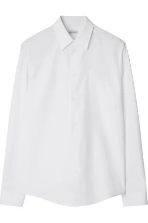 Burberry Overhemd met geborduurd logo