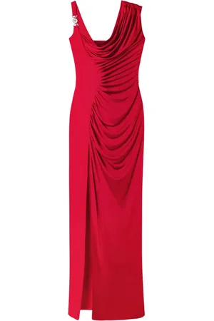 VERSACE Medusa 1995 gedrapeerde avondjurk