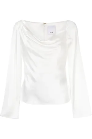 Acler Hallett satijnen blouse