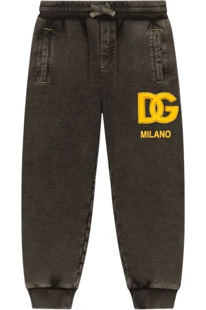 Dolce & Gabbana Trainingsbroek met logopatch en wassing