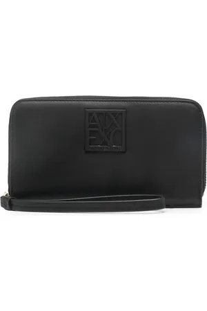 Armani Exchange Portemonnee met logoplakkaat