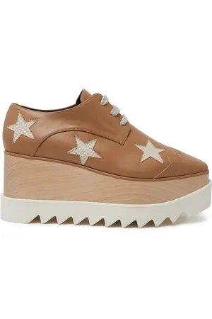 Stella McCartney Elyse Star brogues met plateauzool