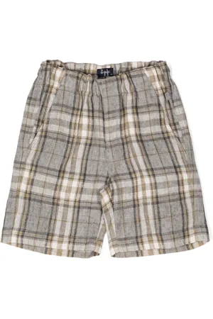 Il gufo Shorts met tartan ruit