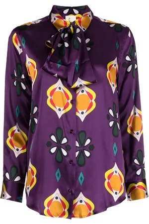 Paula Blouse met grafische print