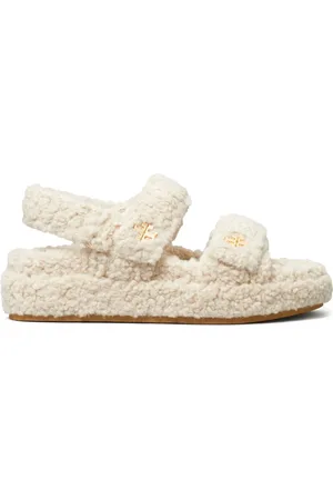 Tory Burch Kira sandalen van imitatielamswol