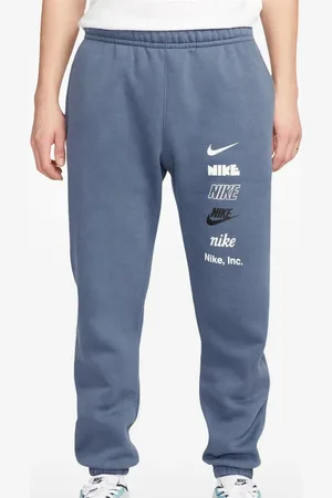 Nike Nsw Club Plus "Diffused Blue" trainingsbroek met logo