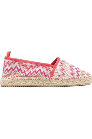 Missoni Elle espadrilles met zigzag patroon