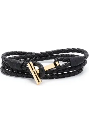 Tom Ford Gevlochten armband met T