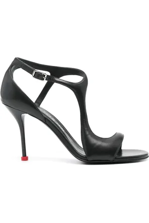 Alexander McQueen Harness leren sandalen 90 mm