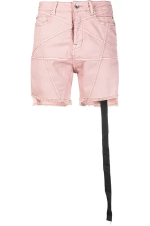 Rick Owens Shorts met gerafelde afwerking