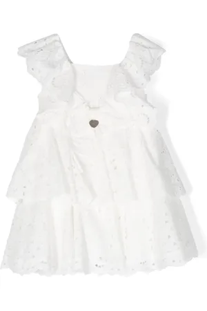 Lapin House Jurk met broderie anglaise