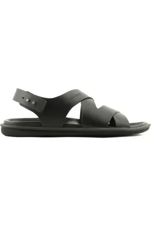 Giorgio Armani Leren sandalen met logo
