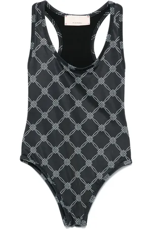 Elisabetta Franchi Badpak met logoprint