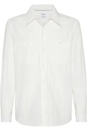 Brunello Cucinelli Katoenen overhemd