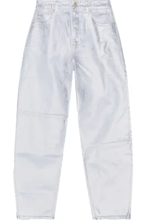Ganni Metallic jeans