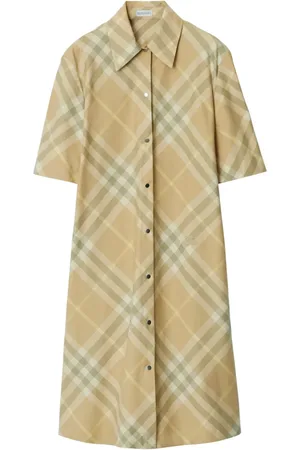 Burberry Geruite blousejurk