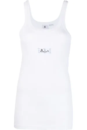 Random Identities Ribgebreide tanktop