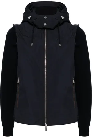 MOORER Jack met contrasterende capuchon
