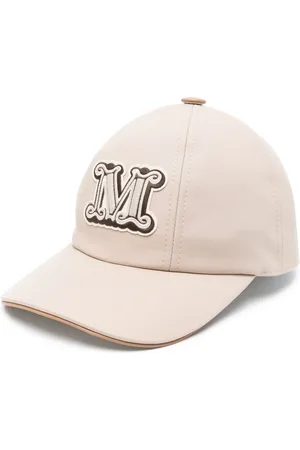 Max Mara Vissershoed met logopatch van katoenblend