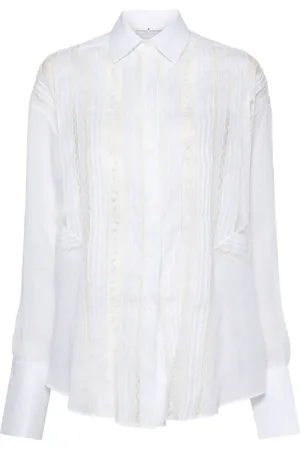 ERMANNO SCERVINO Blouse met bloemenkant