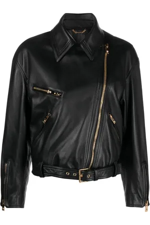 VERSACE Leren bikerjack