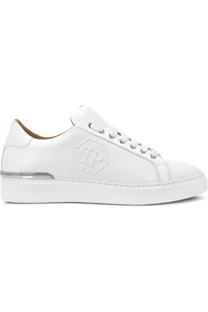 Philipp Plein Leren sneakers met reliëf