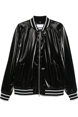 Alexander McQueen Bomberjack met gestreepte afwerking