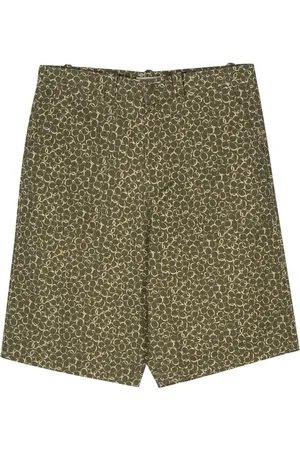 Maison Kitsuné Bermuda shorts met bloemenprint