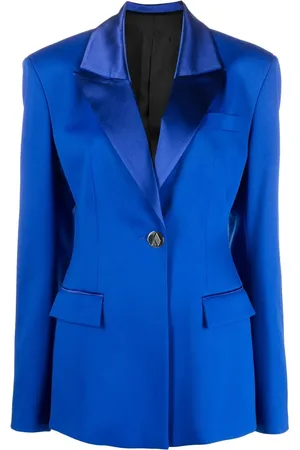 The Attico Blazer met enkele rij knopen