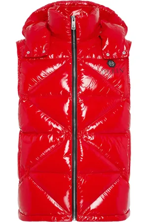 Philipp Plein Bodywarmer met logoplakkaat