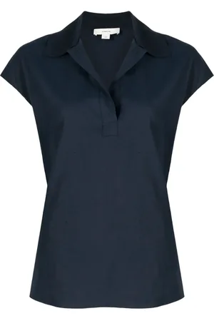 Vince Poloshirt met kapmouwen
