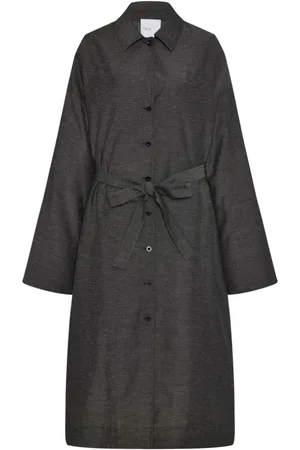 ROSETTA GETTY Trenchcoat met gespreide kraag en ceintuur