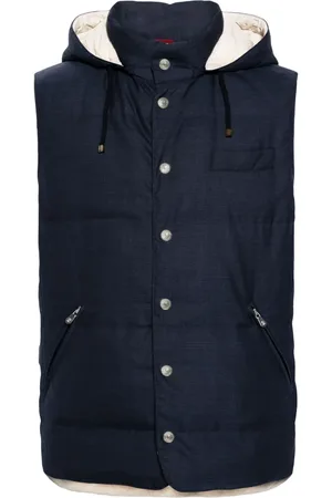Brunello Cucinelli Bodywarmer met capuchon