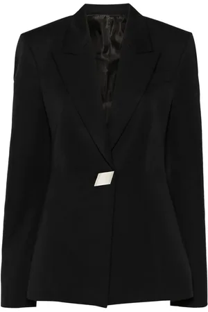 The Attico Blazer met enkele rij knopen